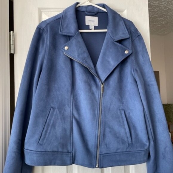 Old Navy Jackets & Blazers - Sueded-Knit Moto Jacket for Women